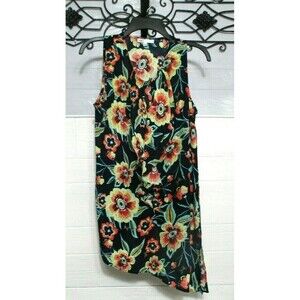 Daniel Rainn Top Size S Multicolored Sleeveless Round Neck Blouse